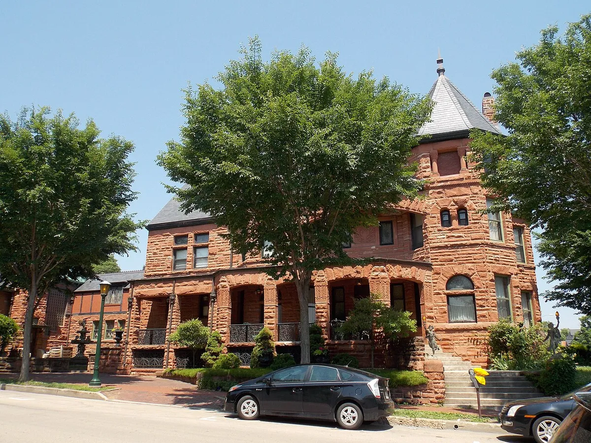 The former Archbishop's Residence, a Victorian house in Dubuque